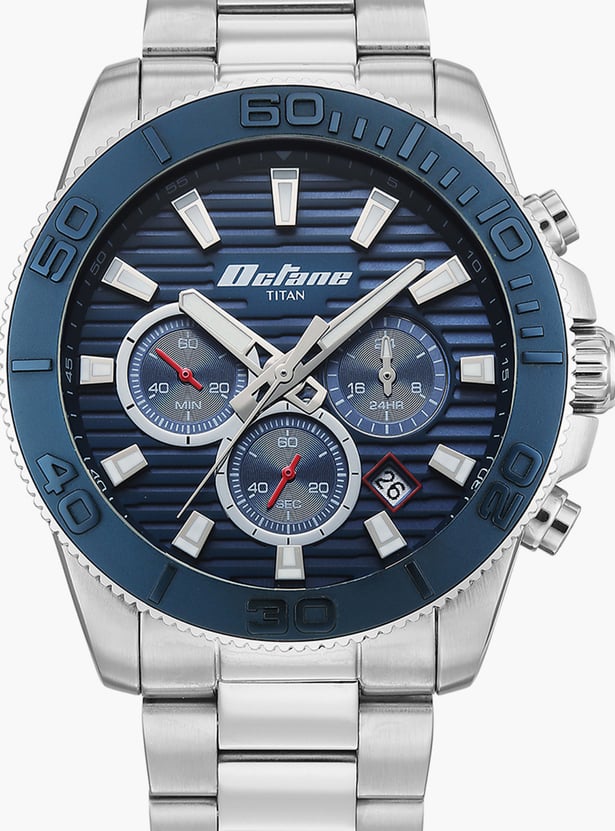 TITAN Octane Gridline Chronograph Watch-90239KM01