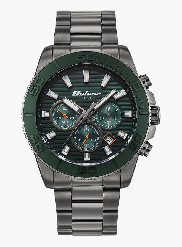 TITAN Octane Gridline Chronograph Watch - 90239KM02