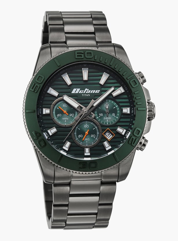 TITAN Octane Gridline Chronograph Watch - 90239KM02