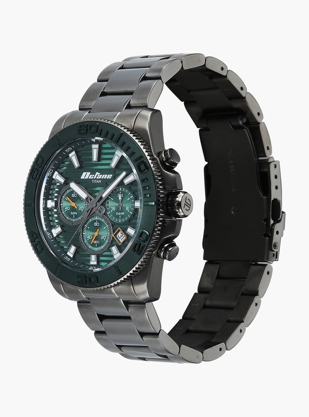 TITAN Octane Gridline Chronograph Watch - 90239KM02