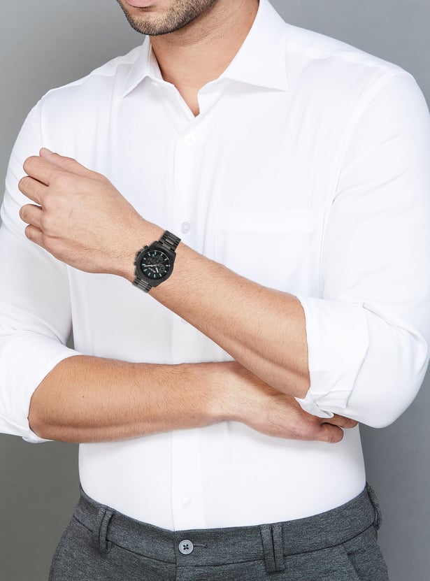 TITAN Octane Gridline Chronograph Watch - 90239NM01