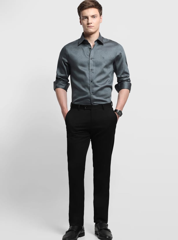 ARROW Textured Slim Fit Formal Shirt