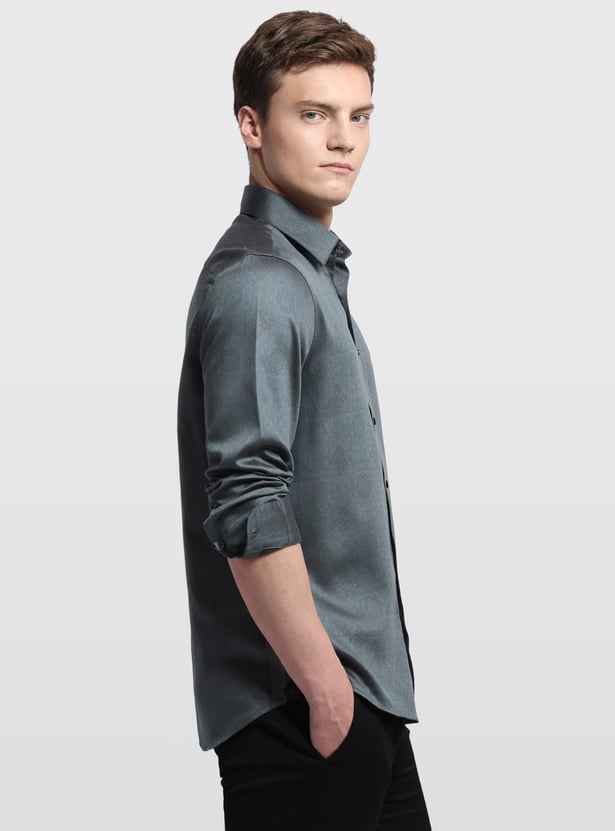 ARROW Textured Slim Fit Formal Shirt
