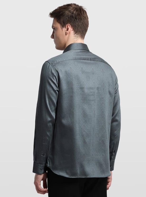 ARROW Textured Slim Fit Formal Shirt