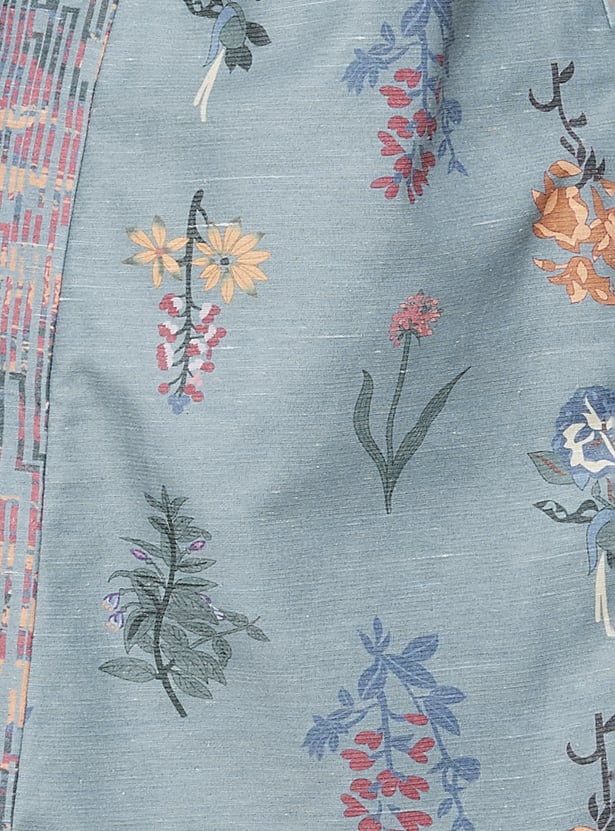 SPAN Floral Print Kurta Set