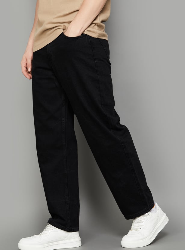 LEVI'S Washed Regular Straight Jeans