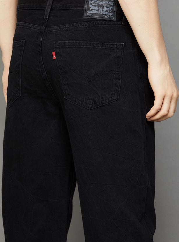 LEVI'S Washed Regular Straight Jeans