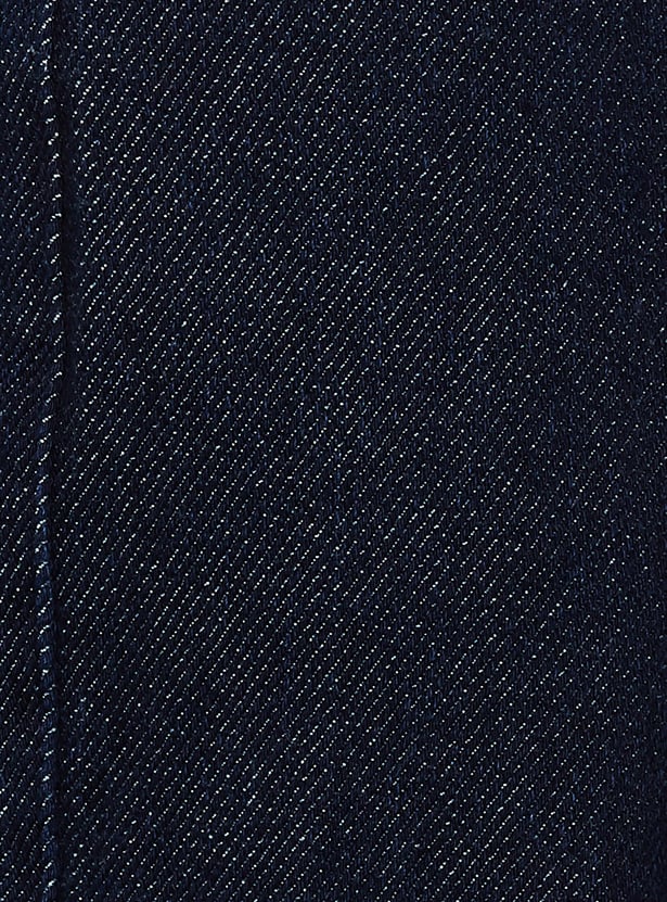 LEVI'S Solid Mid-Rise Regular Straight Jeans