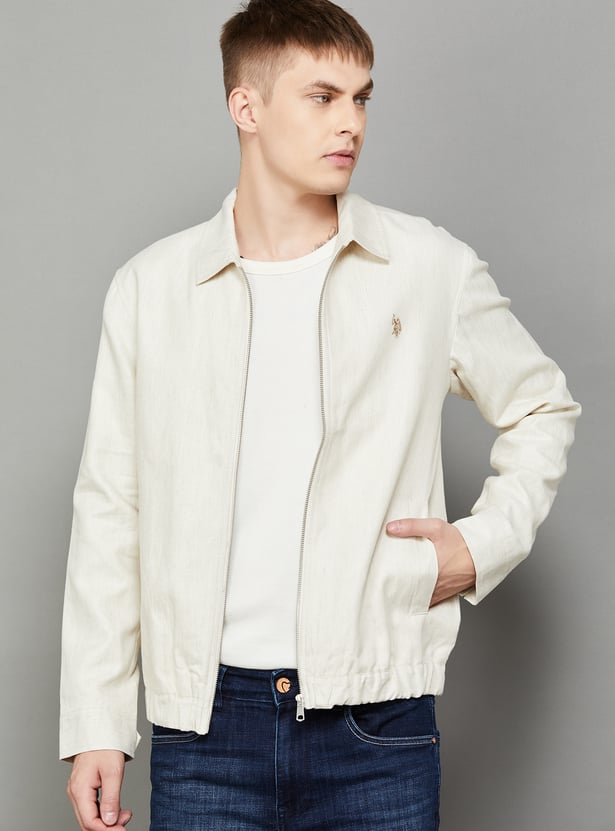 US POLO ASSN Solid Regular Fit Jacket