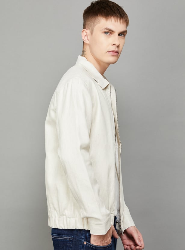 US POLO ASSN Solid Regular Fit Jacket