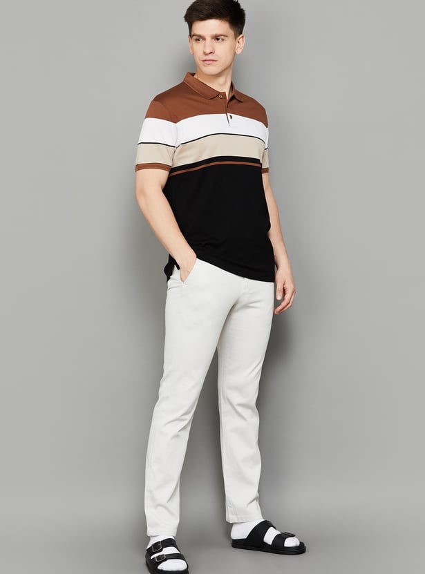 ARROW SPORT Solid Regular Trousers