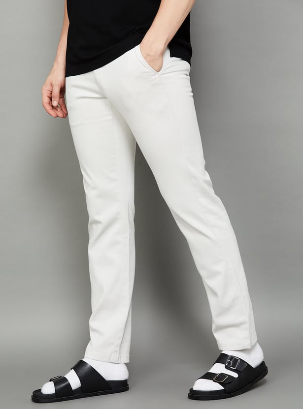 ARROW SPORT Solid Regular Trousers