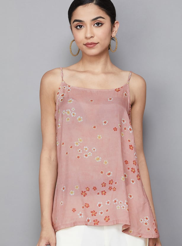 W Floral Print Kurti Set
