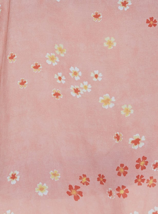 W Floral Print Kurti Set