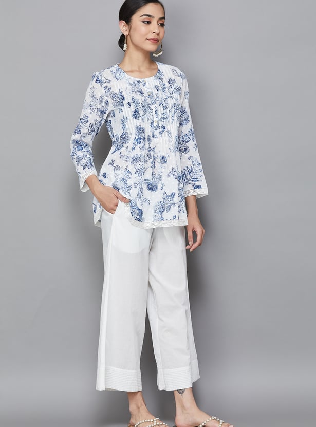 W Floral Print Top