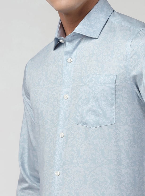 BLACKBERRYS Floral Print Slim Fit Formal Shirt