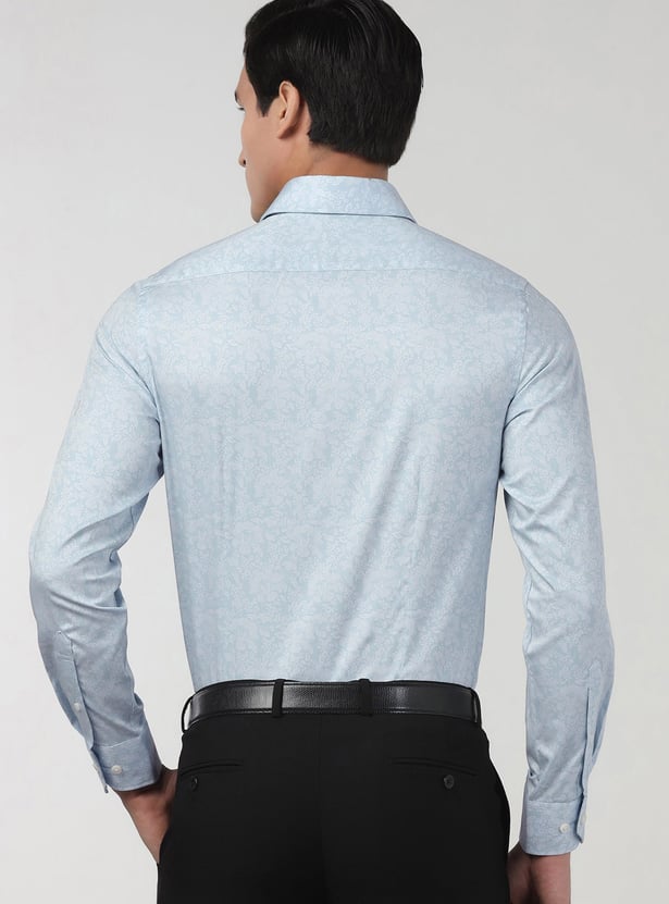 BLACKBERRYS Floral Print Slim Fit Formal Shirt