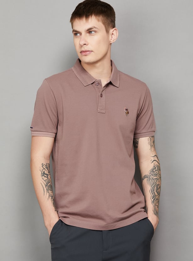 US POLO ASSN Solid Polo T-shirt