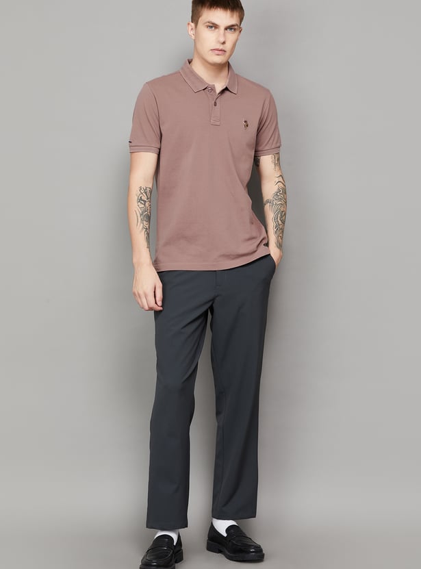 US POLO ASSN Solid Polo T-shirt