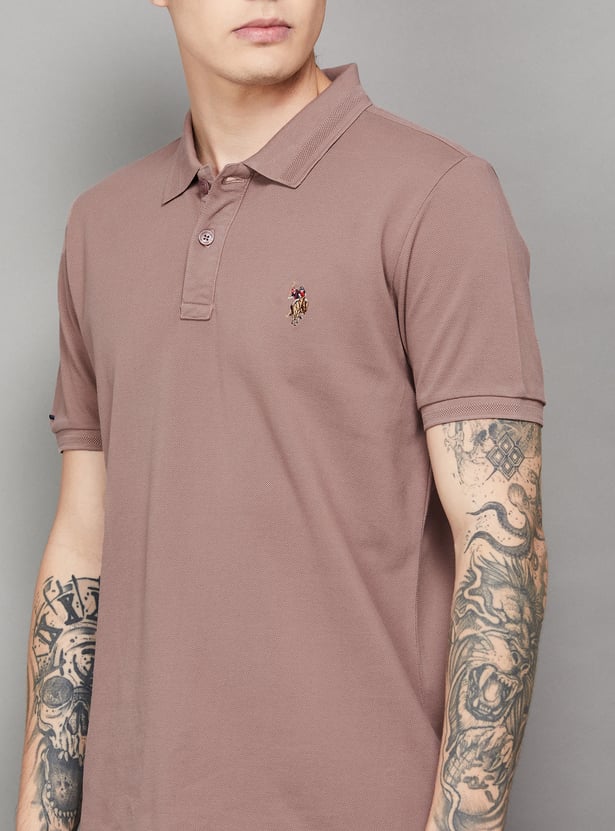 US POLO ASSN Solid Polo T-shirt