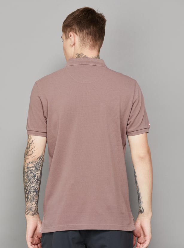 US POLO ASSN Solid Polo T-shirt