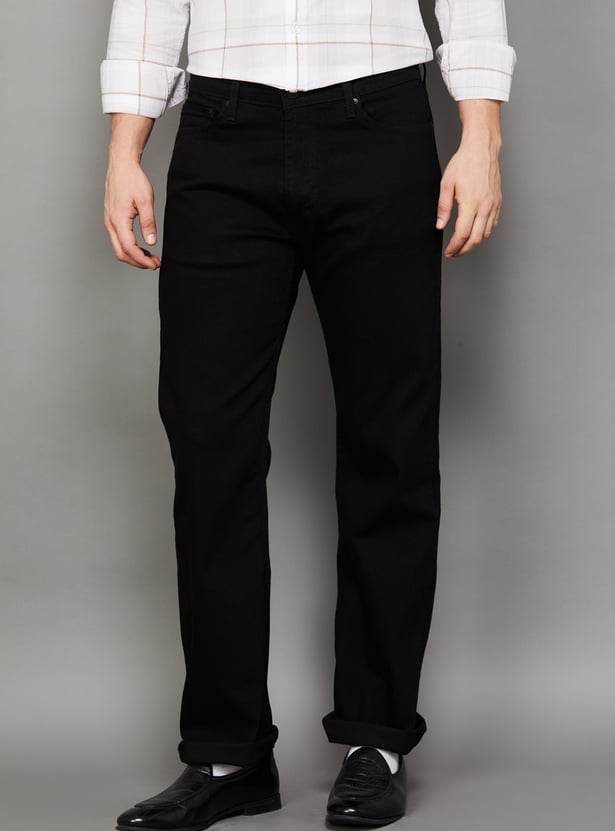 LEVI'S 555 Solid Relaxed Straight Jeans