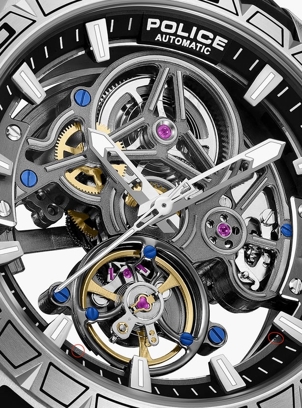 POLICE Spirit Skeleton Automatic Watch - PLPEWGR0097801W