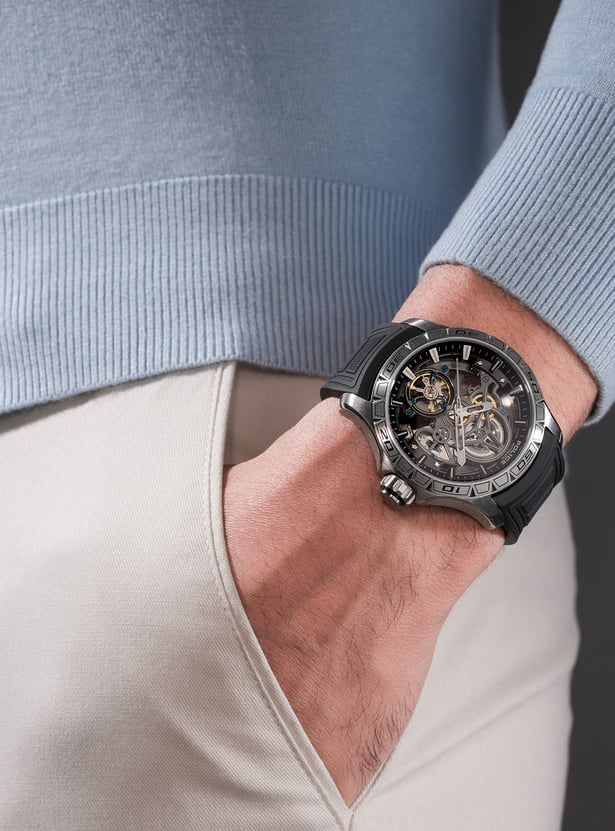 POLICE Spirit Skeleton Automatic Watch - PLPEWGR0097801W