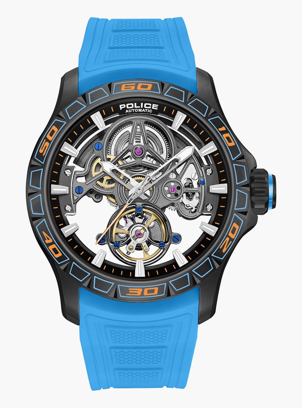POLICE Spirit Skeleton Automatic Watch-PLPEWGR0097804W