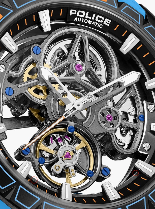 POLICE Spirit Skeleton Automatic Watch-PLPEWGR0097804W