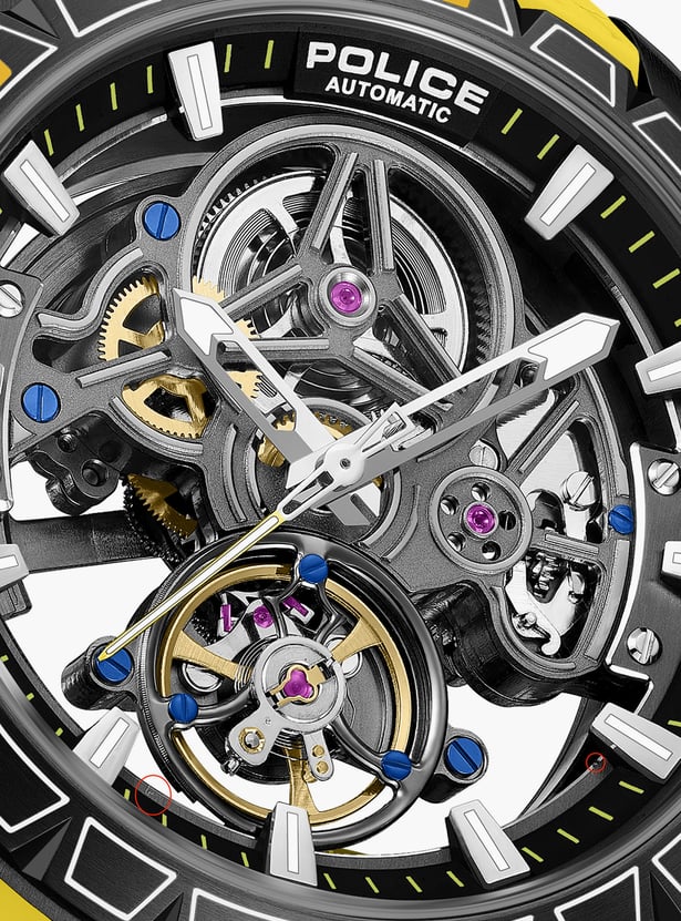 POLICE Spirit Skeleton Automatic Watch -PLPEWGR0097805W