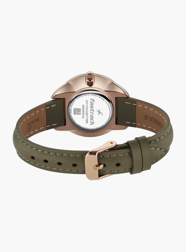 FASTRACK Stunners XI Leather Strap Analog Watch-68066WL01