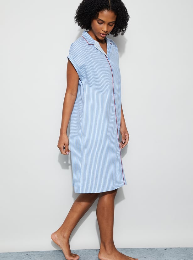 GINGER Striped Nightdress