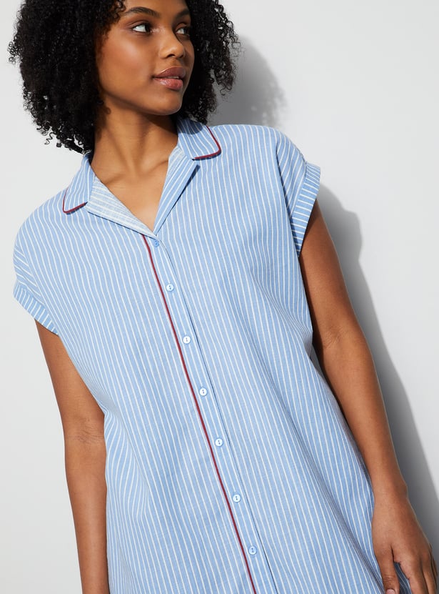 GINGER Striped Nightdress