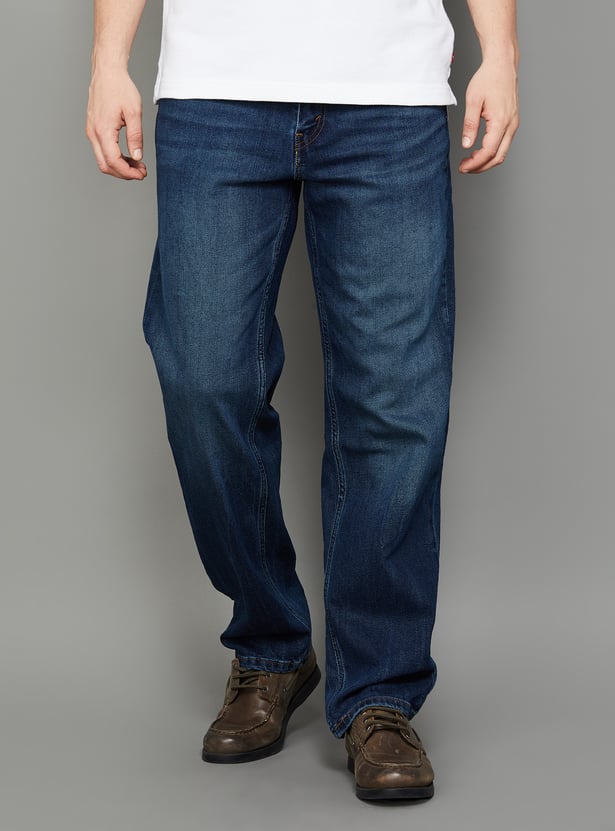 LEVI'S Whiskered Regular Straight Jeans