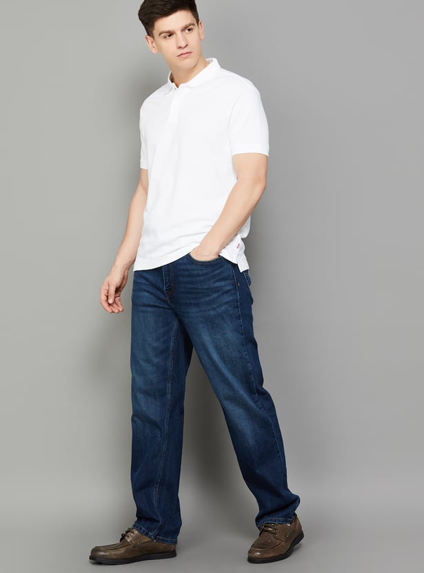 LEVI'S Whiskered Regular Straight Jeans