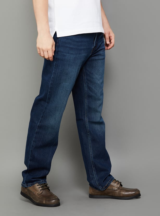 LEVI'S Whiskered Regular Straight Jeans