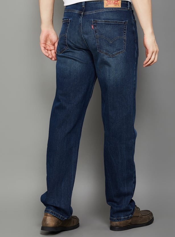 LEVI'S Whiskered Regular Straight Jeans