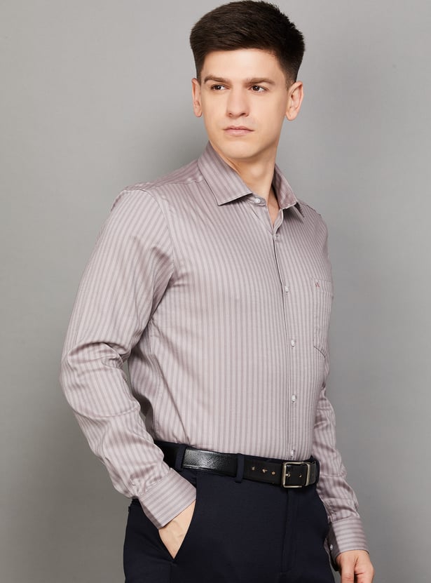 ARROW Striped Slim Fit Formal Shirt