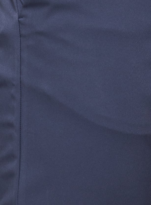 ALLEN SOLLY Solid Slim Tapered Trousers