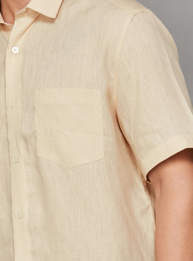LOUIS PHILIPPE Solid Classic Fit Formal Shirt