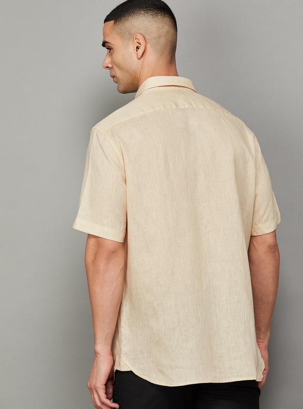LOUIS PHILIPPE Solid Classic Fit Formal Shirt