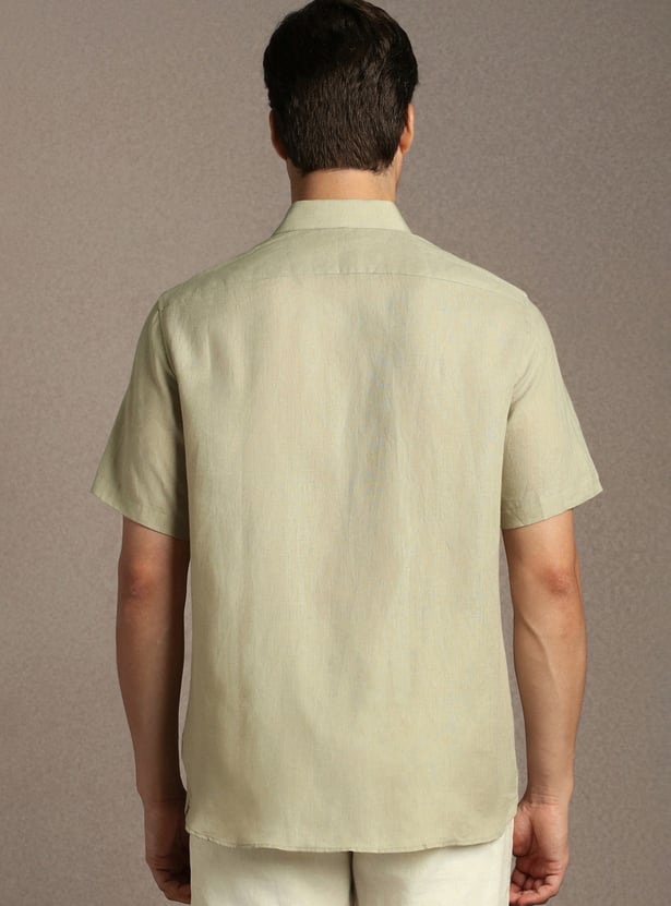 LOUIS PHILIPPE Solid Regular Fit Formal Shirt