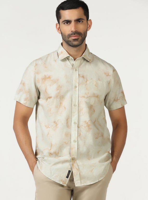 BLACKBERRYS CASUAL Printed Slim Fit Shirt