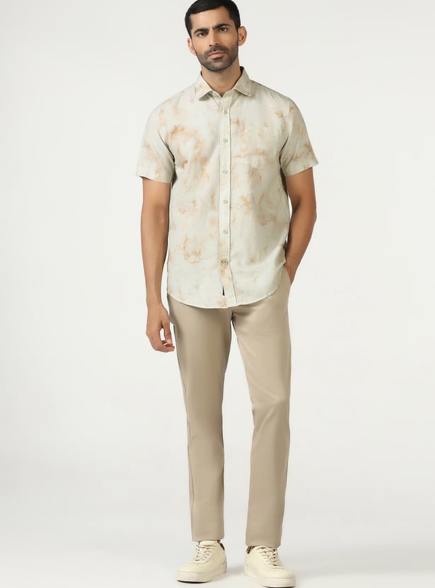 BLACKBERRYS CASUAL Printed Slim Fit Shirt