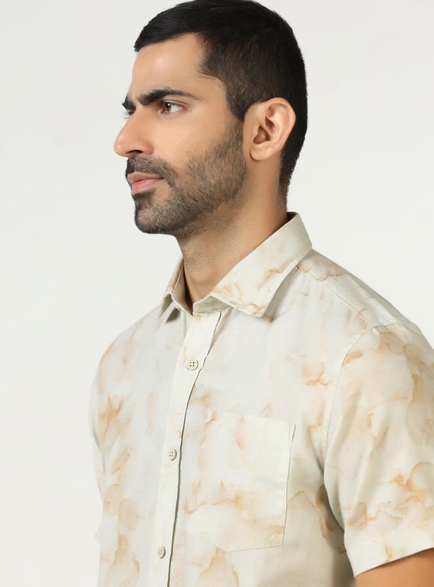 BLACKBERRYS CASUAL Printed Slim Fit Shirt