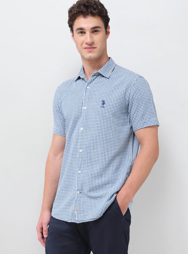 US POLO ASSN Checked Regular Fit Shirt