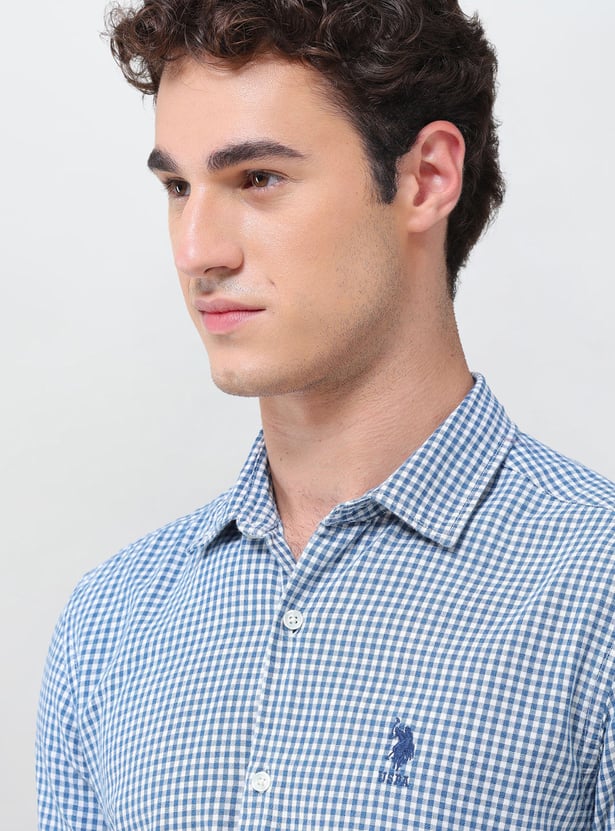 US POLO ASSN Checked Regular Fit Shirt