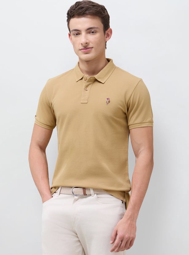 US POLO ASSN Solid Polo T-shirt