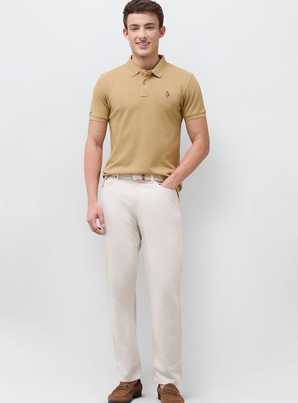 US POLO ASSN Solid Polo T-shirt